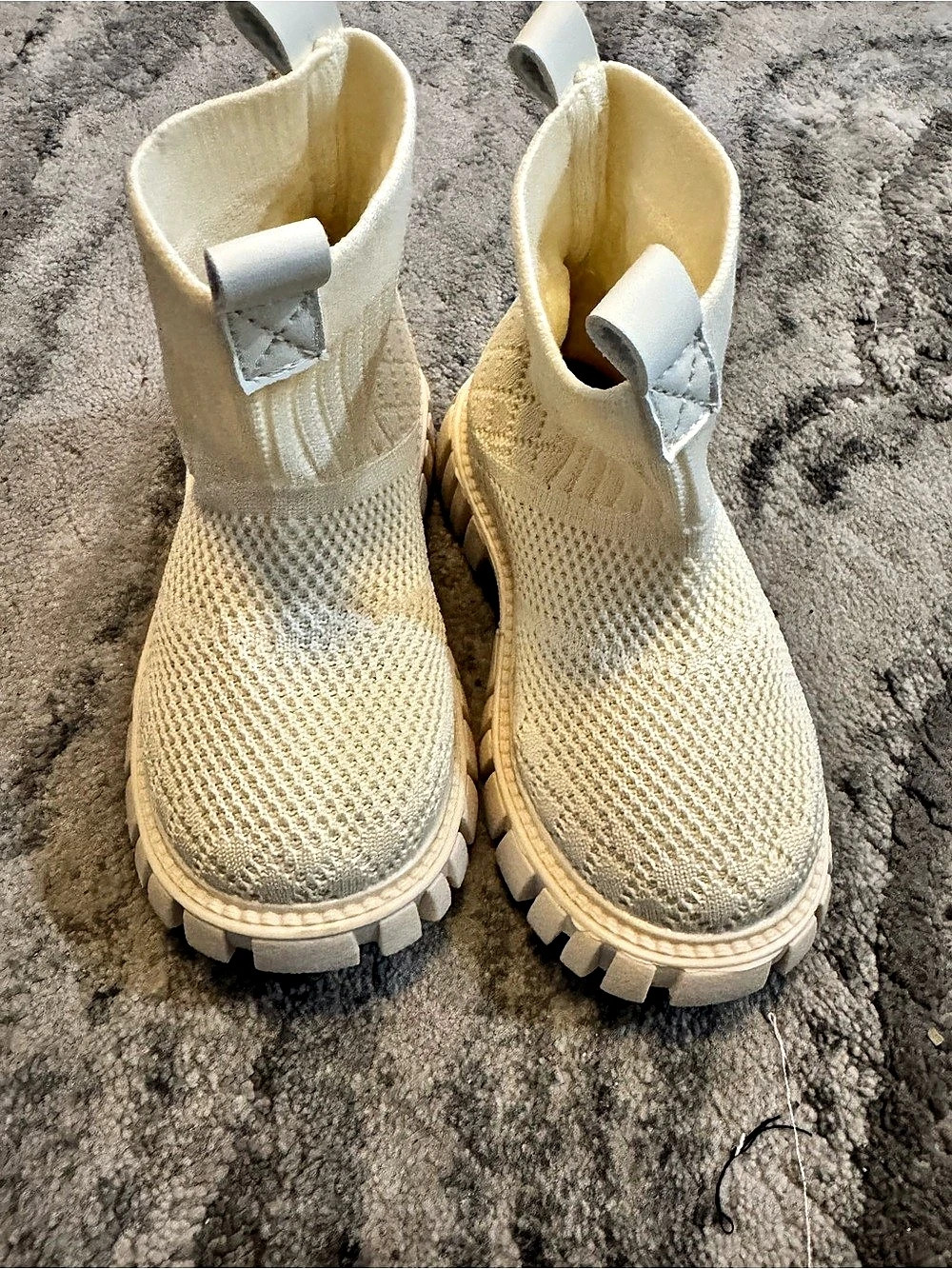 Nova Mini Knit Today Booties Beige US 8 Knit Booties